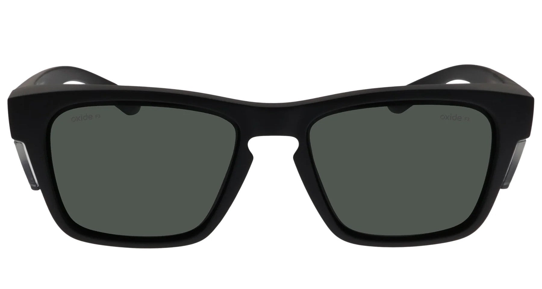 Oxide Polarised Frost Safety Sunglasses [cl:matt Black - Grey Lens]