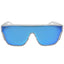 Oxide Polarised Inferno Safety Sunglasses [cl:clear - Blue Mirror Lens]