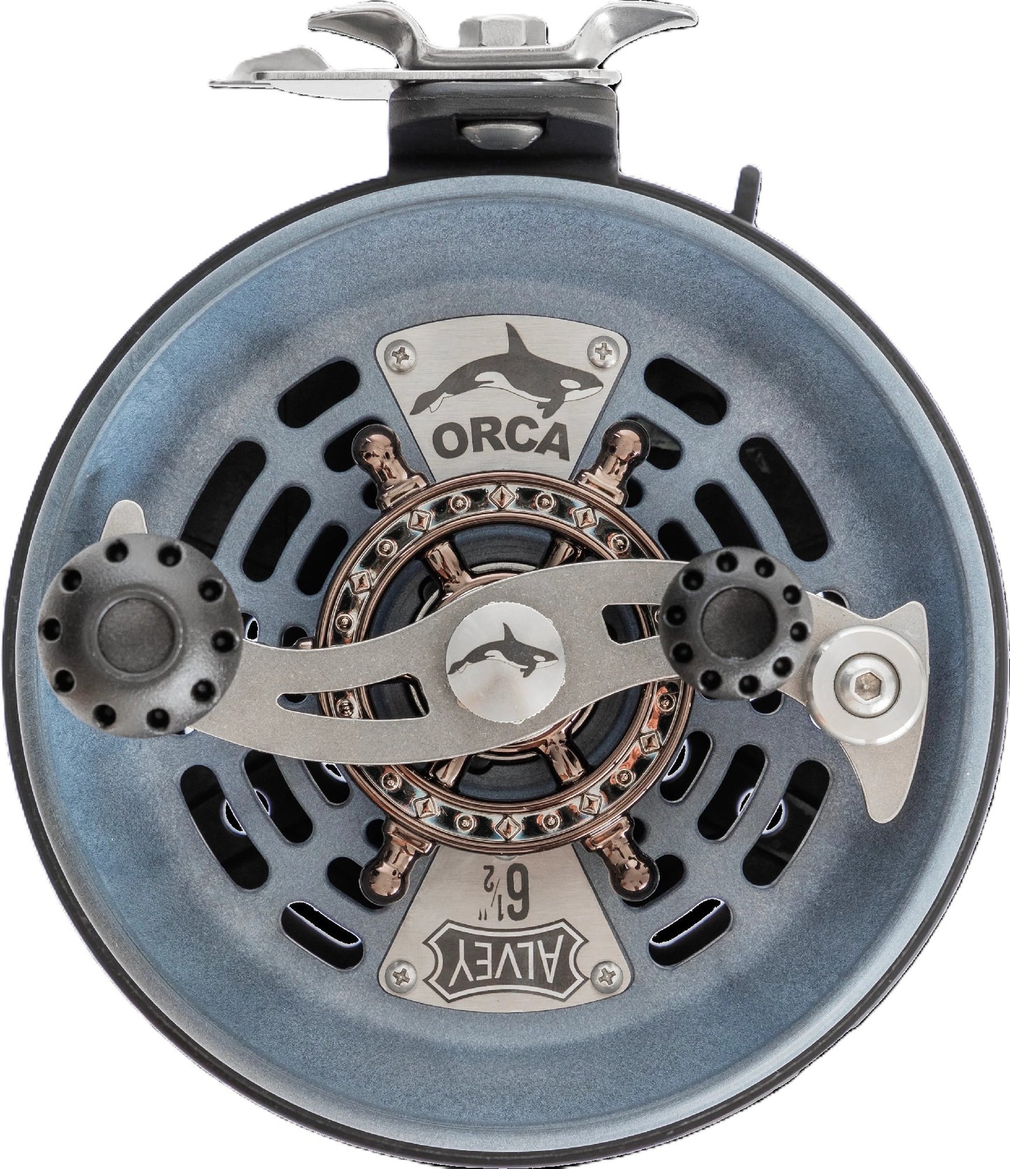 Alvey Captain Series The Orca  61/2 Inch Reel [cl:thunder Grey]