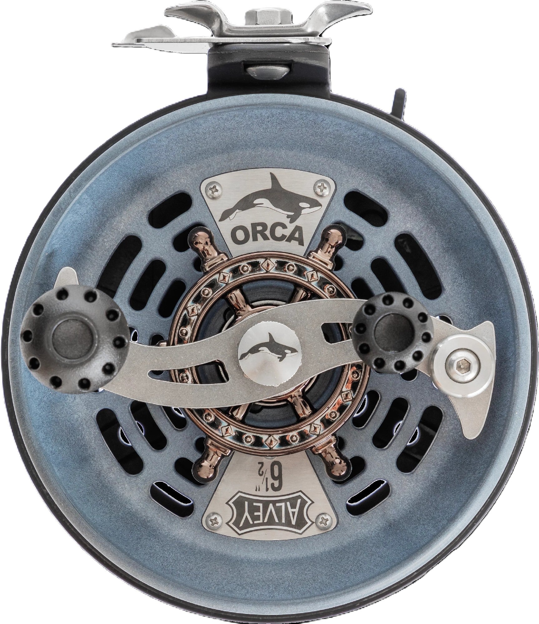 Alvey Captain Series The Orca  61/2 Inch Reel [cl:thunder Grey]