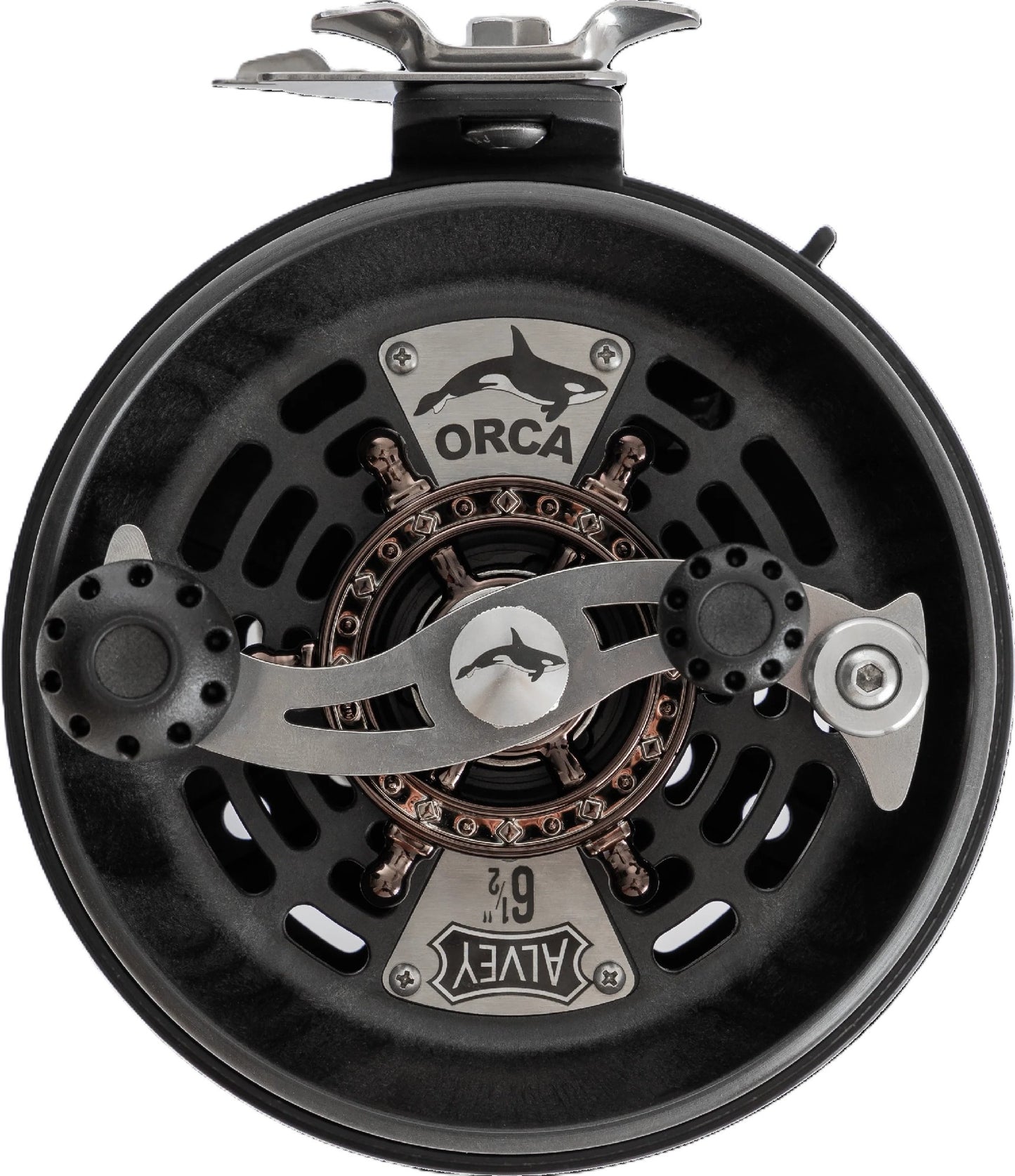Alvey Captain Series The Orca 61/2 Inch Reel [cl:charcoal]
