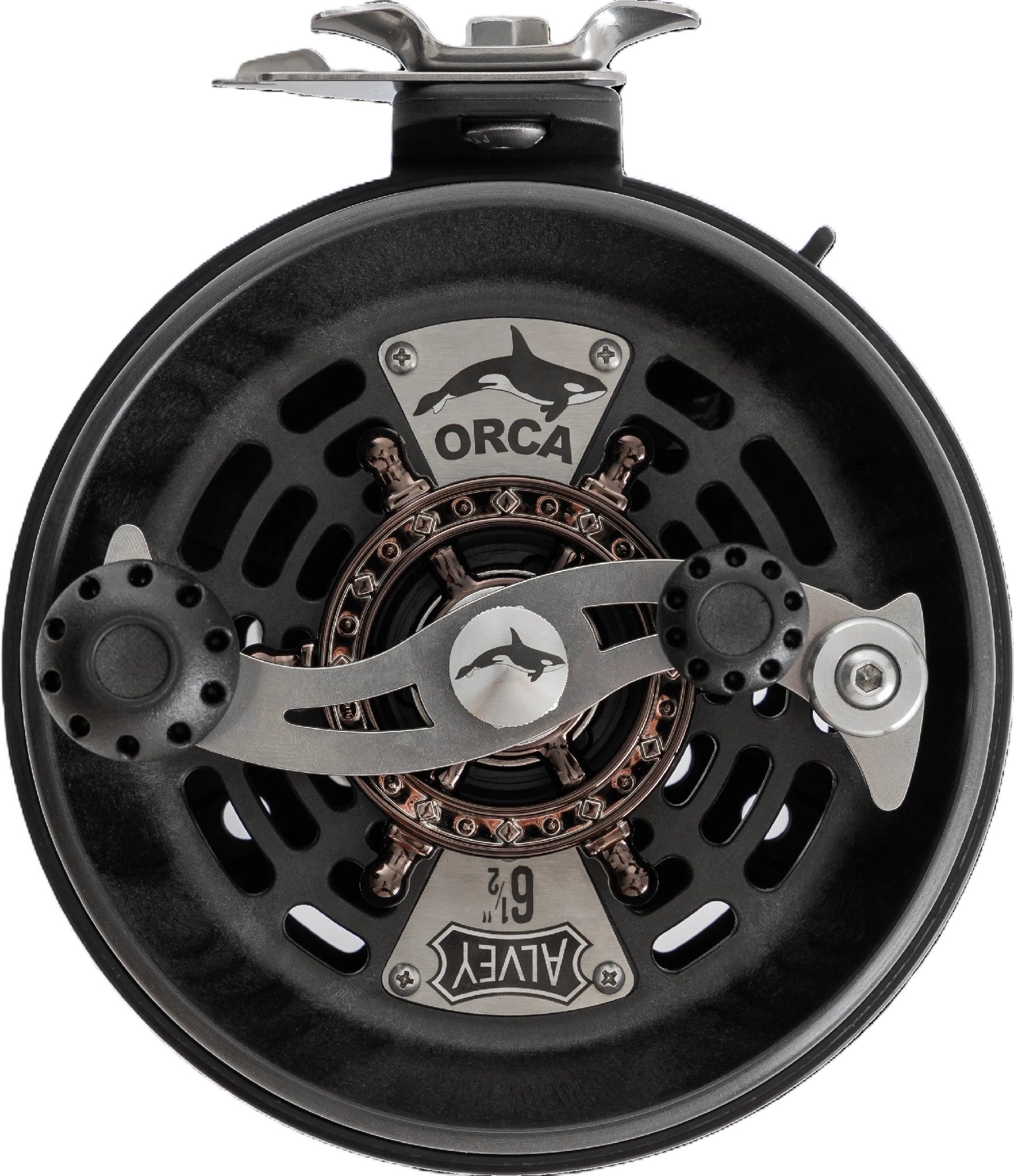 Alvey Captain Series The Orca 61/2 Inch Reel [cl:charcoal]