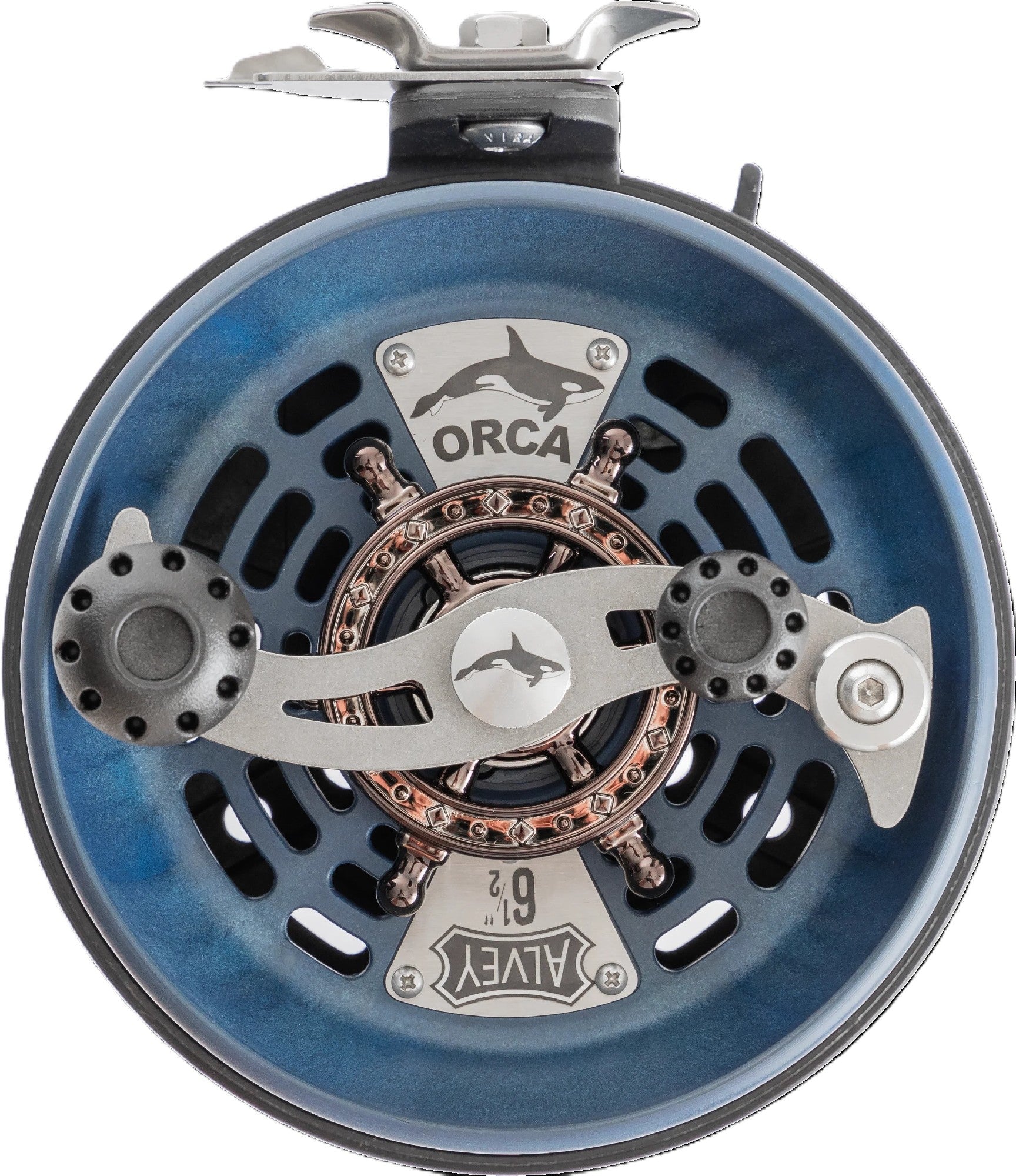 Alvey Captain Series The Orca 61/2 Inch Reel [cl:ocean Blue]