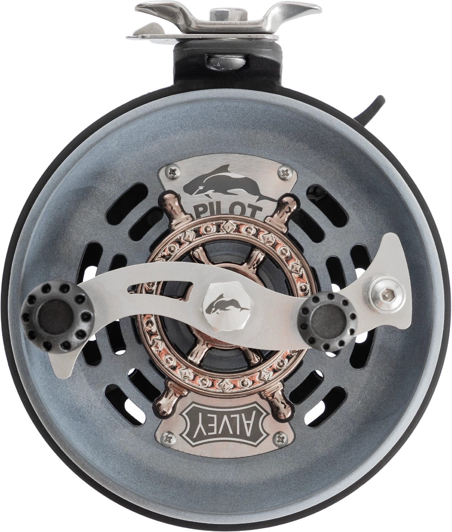 Alvey The Pilot 6 Inch Captain Series Reel [cl:thunder Grey]