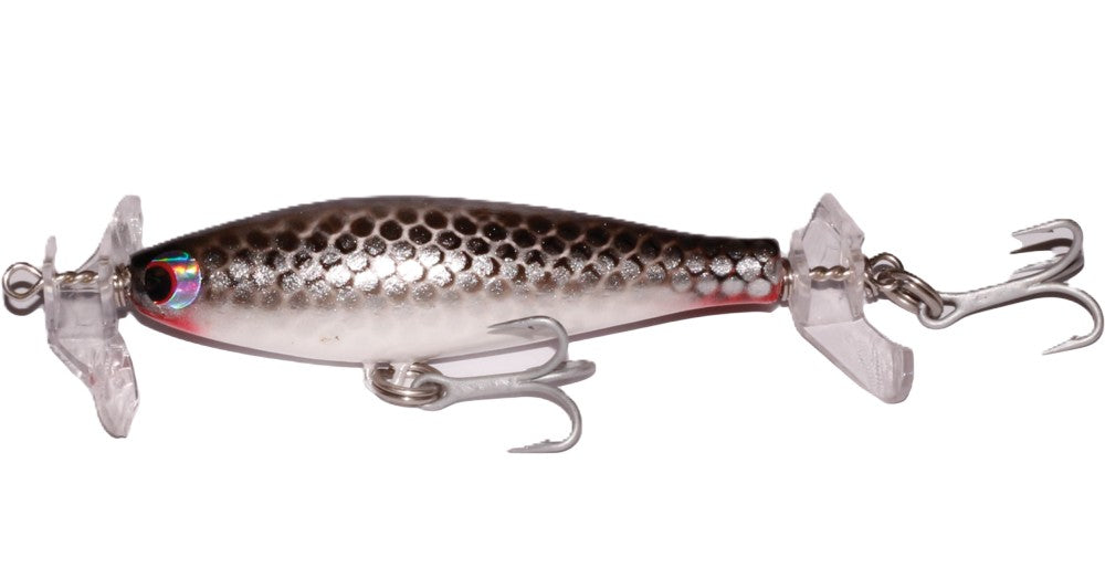Taylor Made Panicking Popeye Surface Lure [cl:sm Silver Mullet]