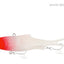 Samaki Vibelicious Fork Tail 100mm Soft Vibe Lure [cl:white Red Head]
