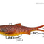 Samaki Vibelicious Fork Tail 70mm Soft Vibe Lure [cl:brown Trout]