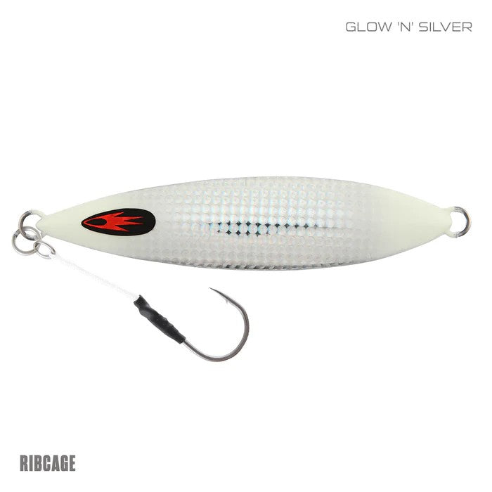 Samaki Ribcage 20g Jig [cl:glow N Silver]