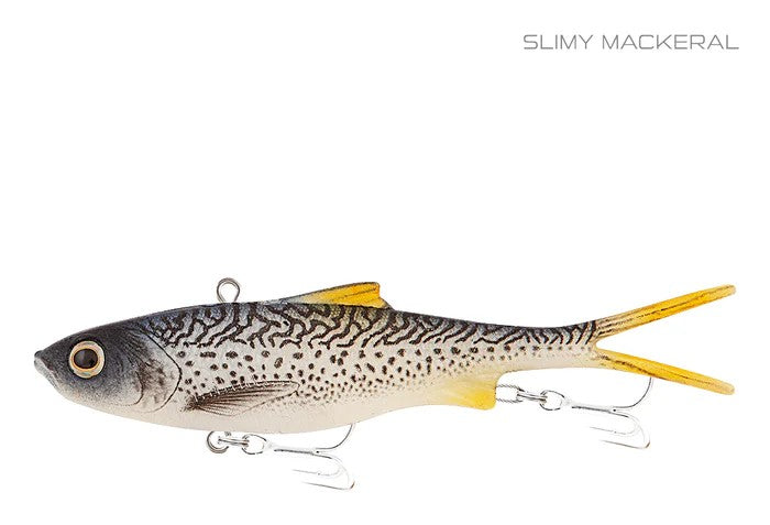 Samaki Vibelicious Fork Tail 100mm Soft Vibe Lure [cl:slimy Mackeral]