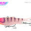 Samaki Vibelicious Fork Tail 70mm Soft Vibe Lure [cl:fairy Floss Uv]