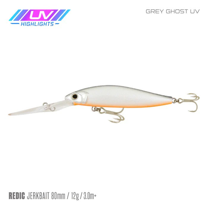 Samaki Redic Ds80 Jerkbait [cl:grey Ghost]