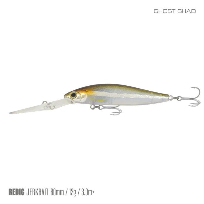 Samaki Redic Ds80 Jerkbait Lure [cl:ghost Shad]
