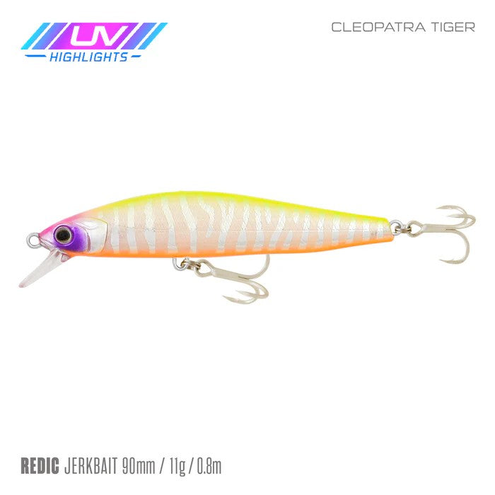 Samaki Redic Sf90 Jerkbait Lure [cl:cleopatra Tiger Uv]