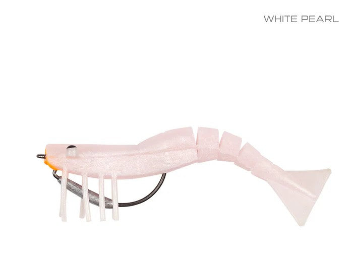 Samaki Live Shrimp 127mm Lure [cl:white Pearl Pink Hue]