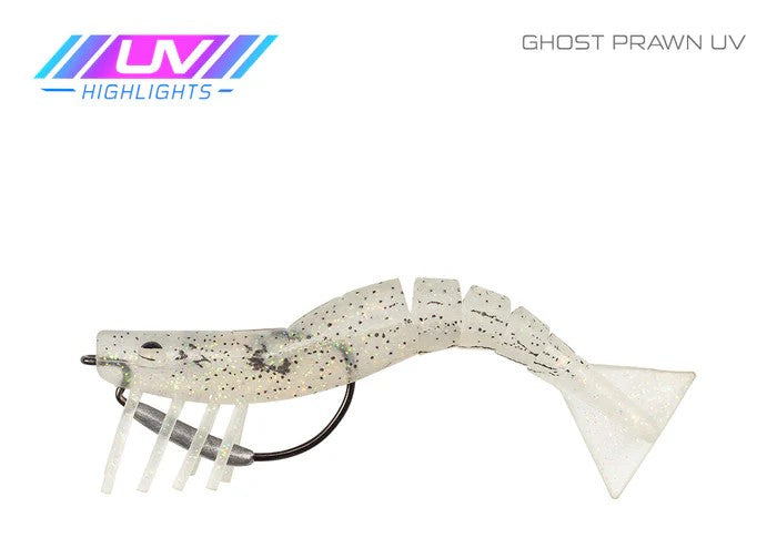 Samaki Live Shrimp 127mm Lure [cl:ghost Prawn Uv]