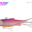 Samaki Vibelicious Fork Tail 70mm Soft Vibe Lure [cl:pink Lady Uv]