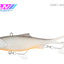 Samaki Vibelicious Fork Tail 125mm Soft Vibe Lure [cl:grey Ghost Uv]