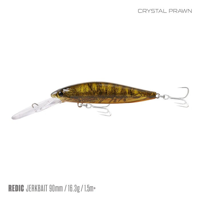 Samaki Redic Ms90 Jerkbait Lure [cl:crystal Prawn]