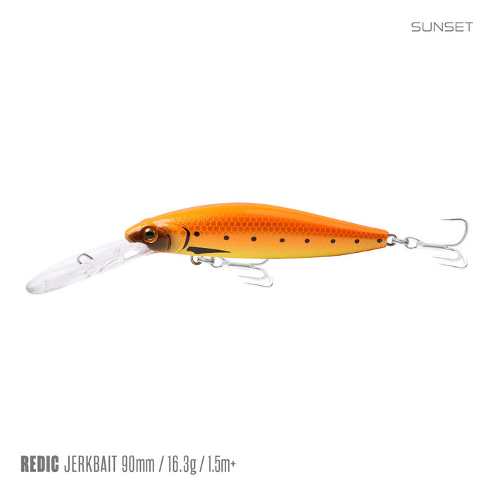 Samaki Redic Ms90 Jerkbait Lure [cl:sunset]