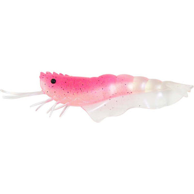 Fishcraft Dr Prawn 3in Unrigged Soft Plastic Lure [cl:pink Frosting]