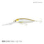 Samaki Redic Ds60lc Jerkbait Lure [cl:ghost Shad]