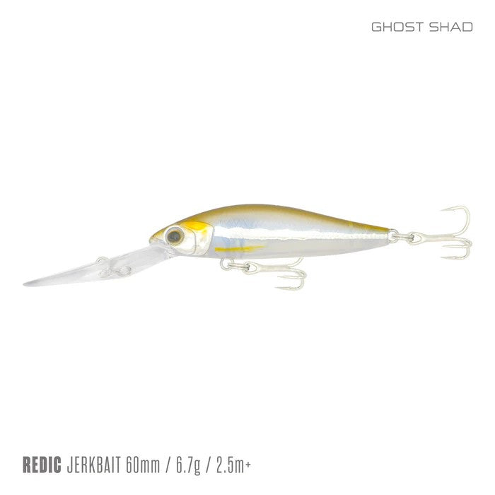 Samaki Redic Ds60lc Jerkbait Lure [cl:ghost Shad]
