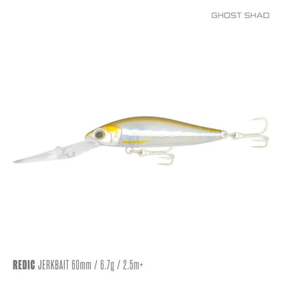 Samaki Redic Ds60lc Jerkbait Lure [cl:ghost Shad]