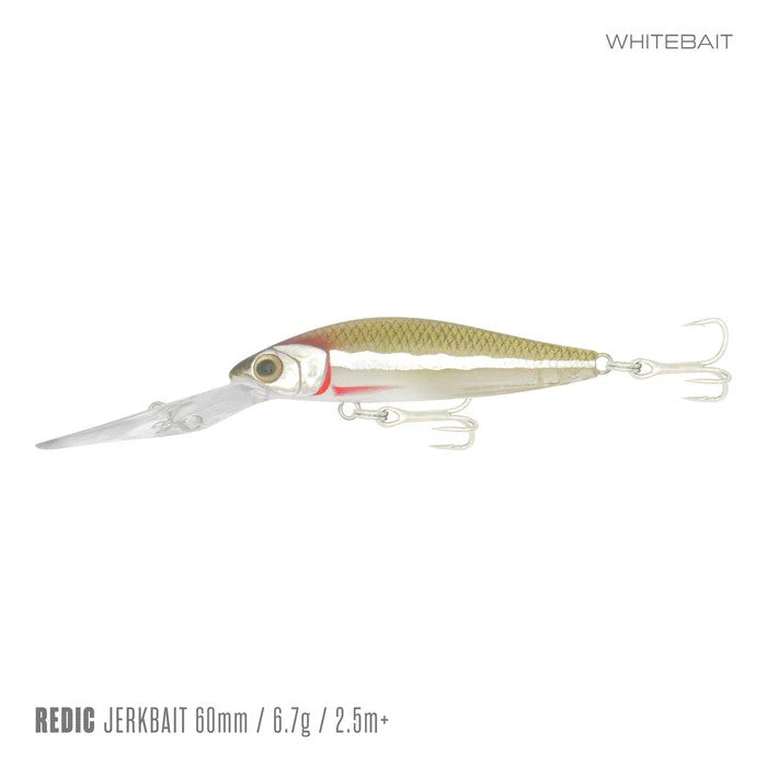 Samaki Redic Ds60lc Jerkbait Lure [cl:whitebait]