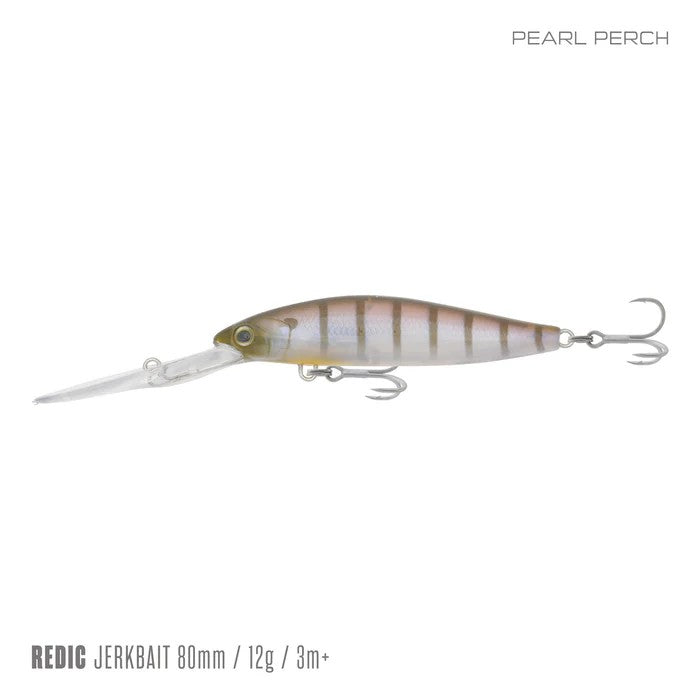 Samaki Redic Ds80 Jerkbait Lure [cl:pearl Perch]