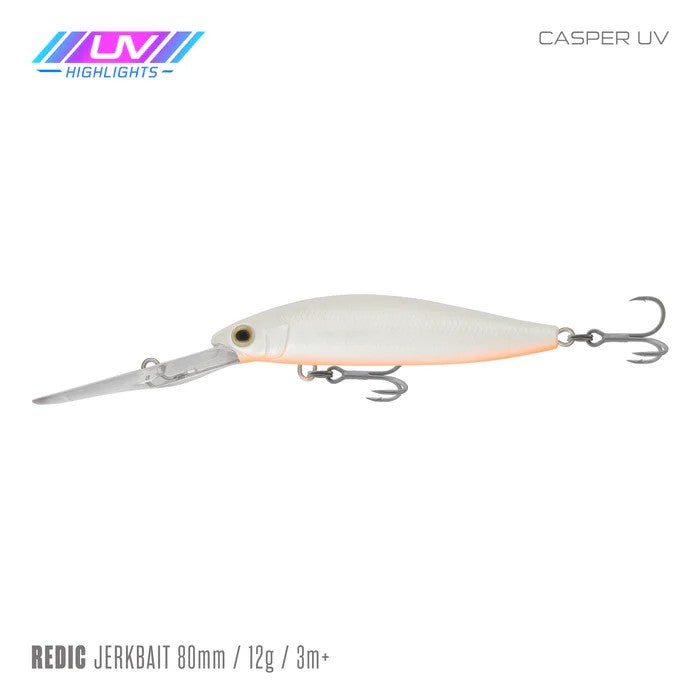 Samaki Redic Ds80 Jerkbait Lure [cl:casper Uv]