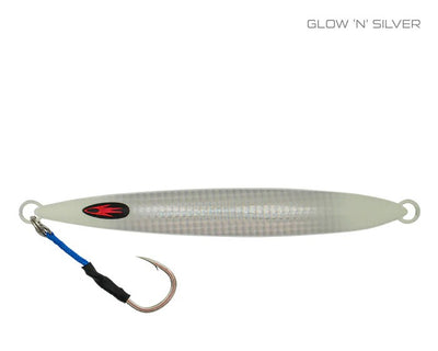 Samaki Ribcage Long 250g Lure [cl:glow N Silver]