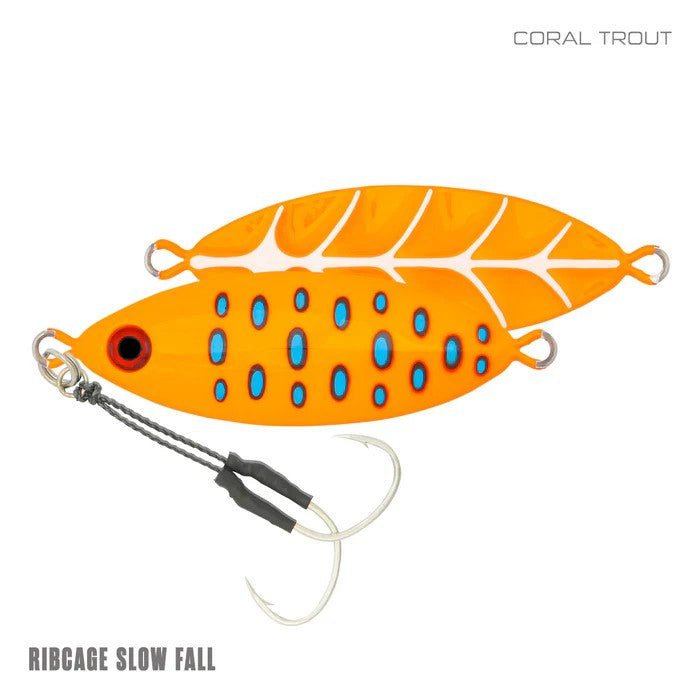 Samaki Ribcage Slow Fall 40g Jig [cl:coral Trout]