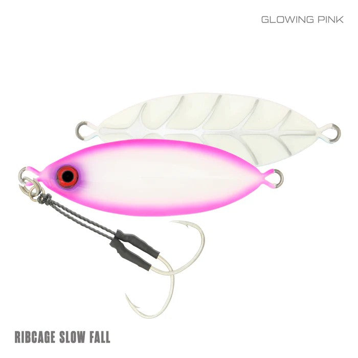 Samaki Ribcage Slow Fall 40g Jig [cl:glowing Pink]