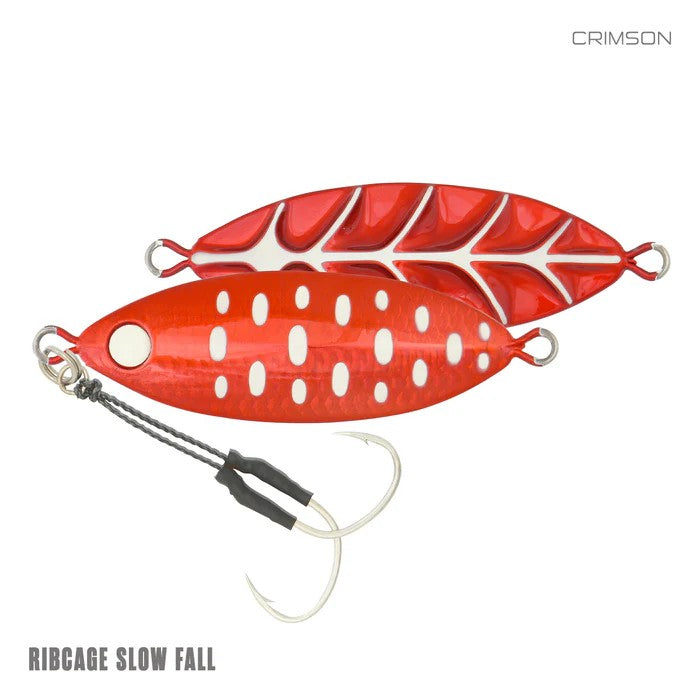 Samaki Ribcage Slow Fall 40g Jig [cl:crimson]