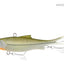 Samaki Vibelicious Fork Tail 100mm Soft Vibe Lure [cl:awoon-gar]