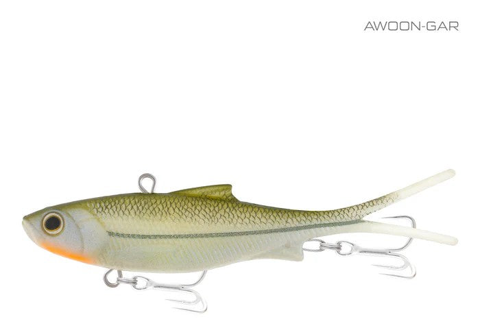 Samaki Vibelicious Fork Tail 100mm Soft Vibe Lure [cl:awoon-gar]