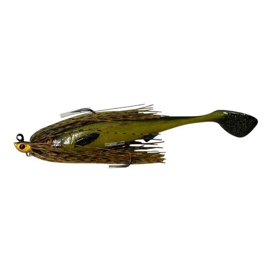 Bassman Mft 1/2oz Swimjig Lure [cl:tench - Paddle Tail]