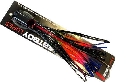 Fatboy C4-tube Rigged Skirted 8 Inch Lure [cl:f31 - Halloween]