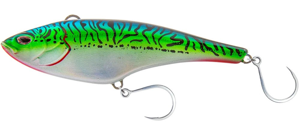 Nomad Madmacs 130mm High Speed Casting Trolling Lure [cl:silver Green Mackerel]