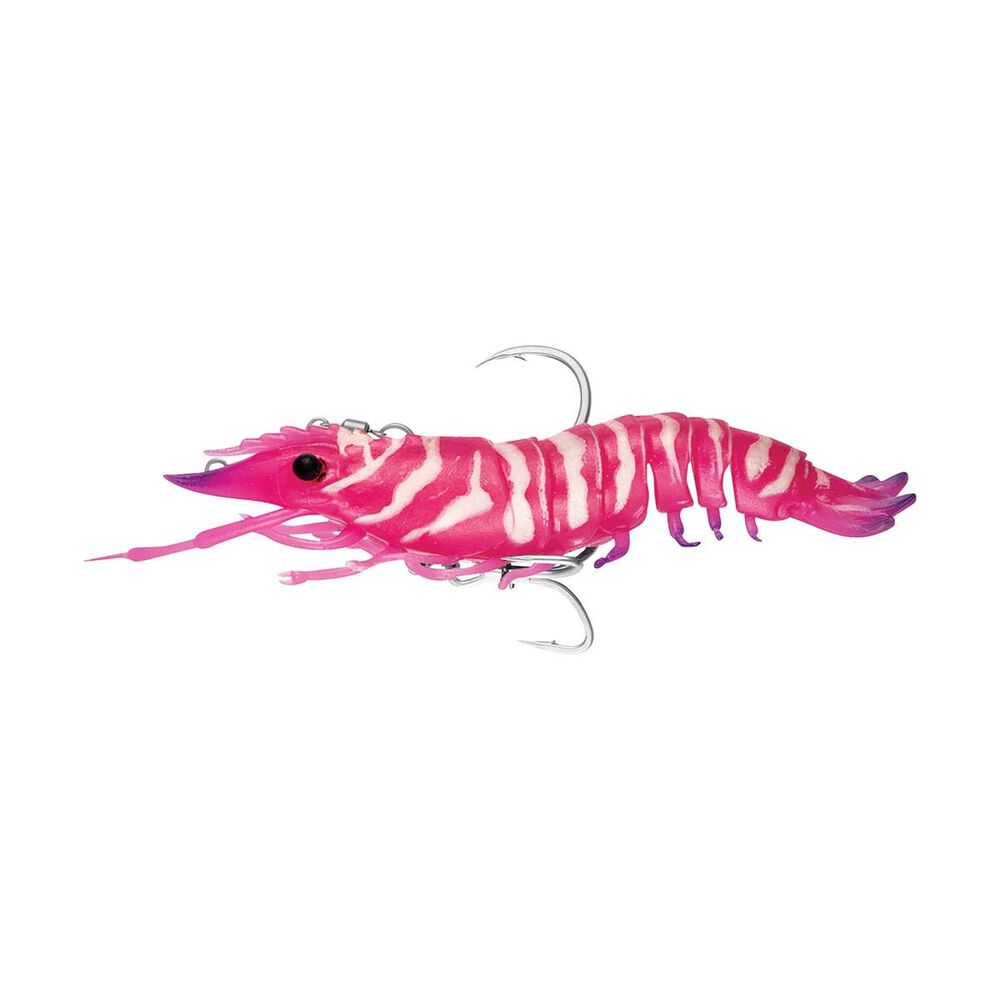 Nomad Live Ops Sumo Shrimp 6.5 Inch Pre-rigged Premium Soft Plastic [cl:hyper Pink]