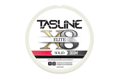 Tasline X8 Braid Elite White 300m Braid [sz:12lb]