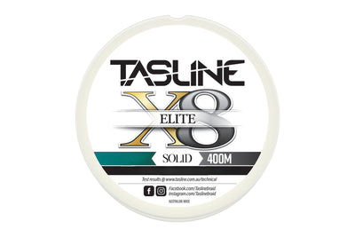 Tasline X8 Braid Elite White 400m Braid [sz:20lb]