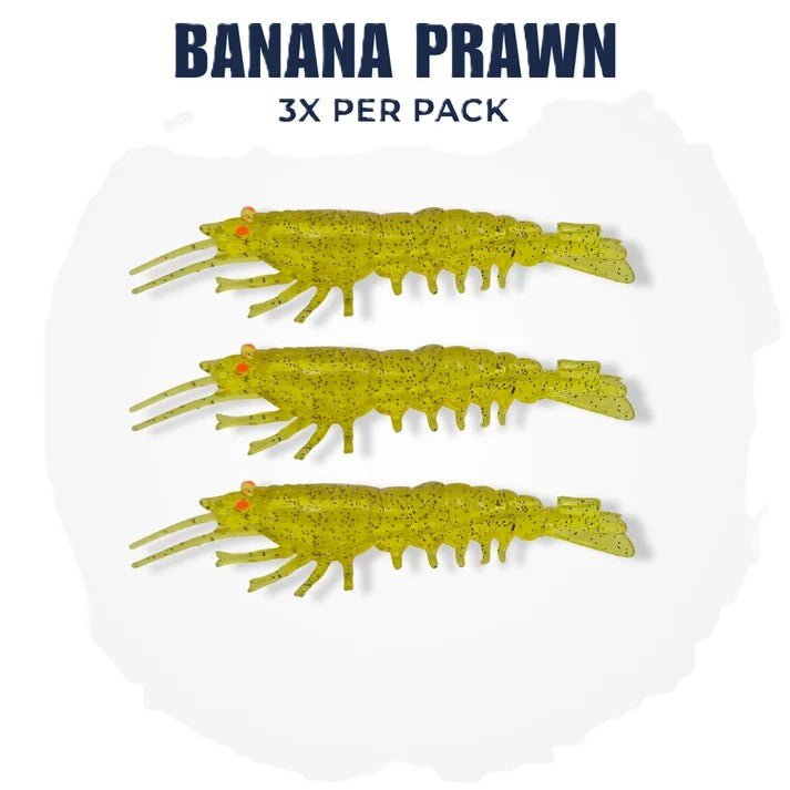 Barambah Stinger Shrimp 90 Unrigged Lure [cl:banana Prawn]