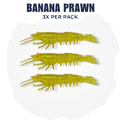 Barambah Stinger Shrimp 90 Unrigged Lure [cl:banana Prawn]