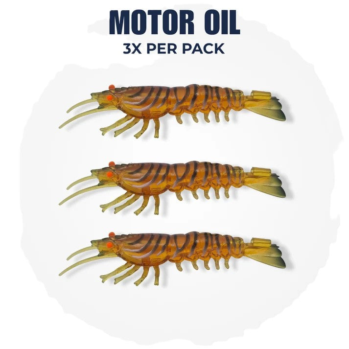 Barambah Stinger Shrimp 90 Unrigged Lure [cl:motor Oil]
