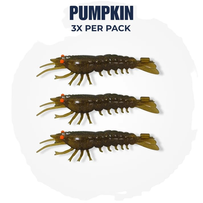Barambah Stinger Shrimp 90 Unrigged Lure [cl:pumpkin]