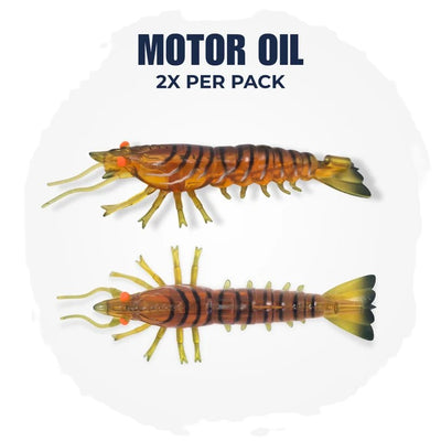 Barambah Stinger Shrimp 125 Unrigged Lure [cl:motor Oil]