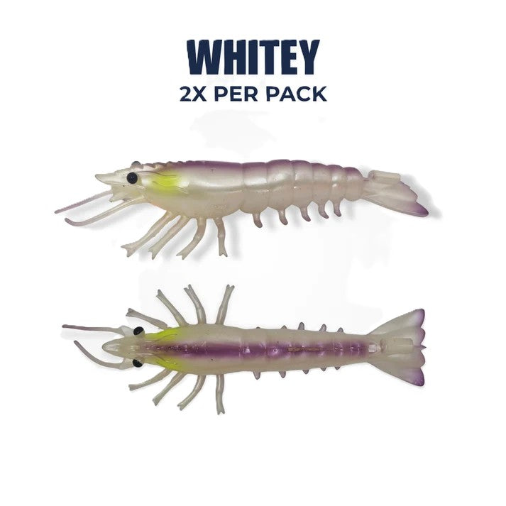 Barambah Stinger Shrimp 125 Unrigged Lure [cl:whitey]