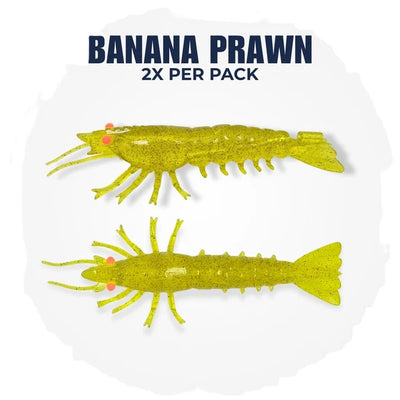 Barambah Stinger Shrimp 125 Unrigged Lure [cl:banana Prawn]