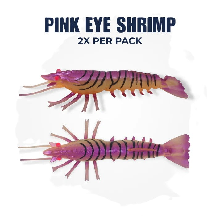 Barambah Stinger Shrimp 125 Unrigged Lure [cl:pink Eye]